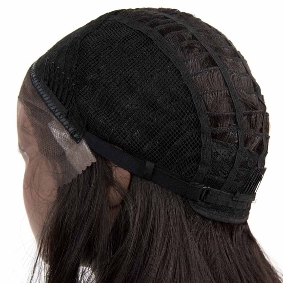 24" Black Wavy Lace Front Wig | BELLA - Picture 7 of 7